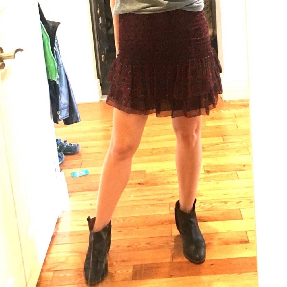 Isabel Marant Étoile Silk Mini Skirt